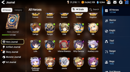 [GLOBAL] [INSTANT] Epic 7 Seven 2ML Sea Phantom Politis Dragon Bride Senya + ML pulls + Name Starter Account-Mobile Games Starter