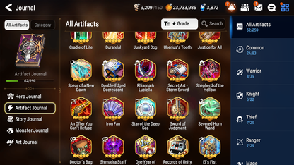 [GLOBAL] [INSTANT] Epic 7 Seven 2ML Sea Phantom Politis Ruele + ML Mystics pulls + 20 Speed Aged Starter Account-Mobile Games Starter