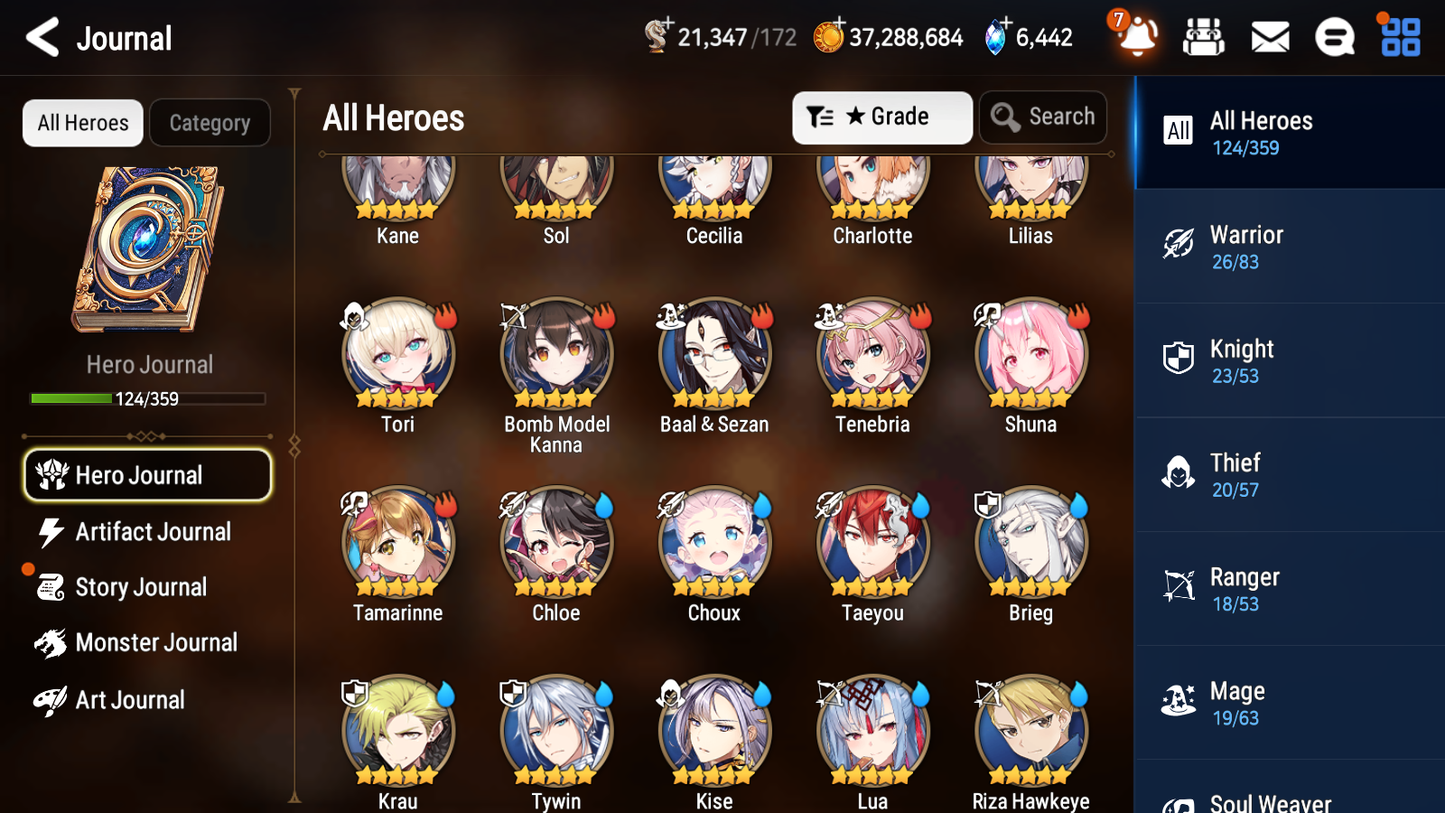 [GLOBAL] [INSTANT] Epic 7 Seven 2ML Tori + Artifact + Eternal Wanderer Ludwig Archdemon's Shadow + ML pulls 2000 Mystics + 20 Speed Starter Account-Mobile Games Starter