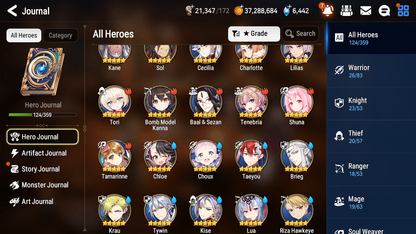 [GLOBAL] [INSTANT] Epic 7 Seven 2ML Tori + Artifact + Eternal Wanderer Ludwig Archdemon's Shadow + ML pulls 2000 Mystics + 20 Speed Starter Account-Mobile Games Starter