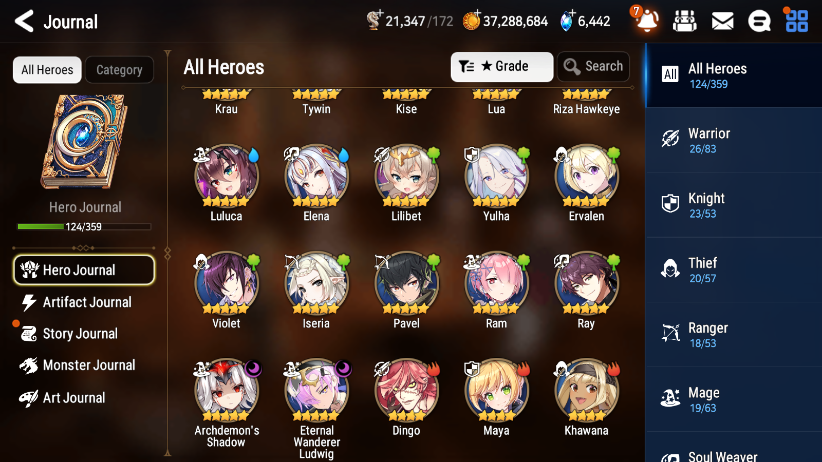 [GLOBAL] [INSTANT] Epic 7 Seven 2ML Tori + Artifact + Eternal Wanderer Ludwig Archdemon's Shadow + ML pulls 2000 Mystics + 20 Speed Starter Account-Mobile Games Starter