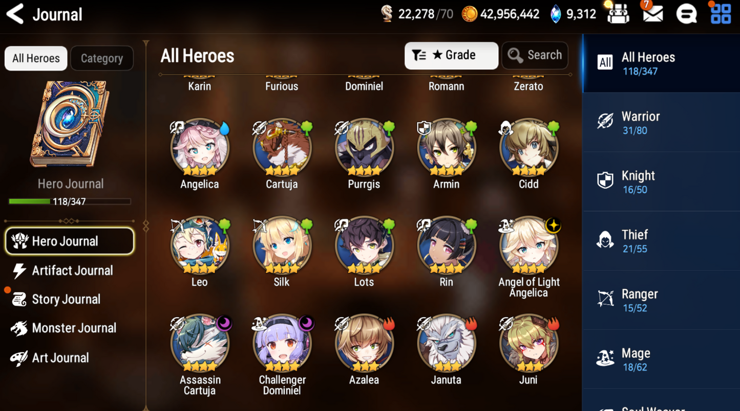 [GLOBAL] [INSTANT] Epic 7 Seven 2ML Tori + Artifact + Operator Sigret Closer Charles Angel Angelica + ML pulls Starter Account-Mobile Games Starter