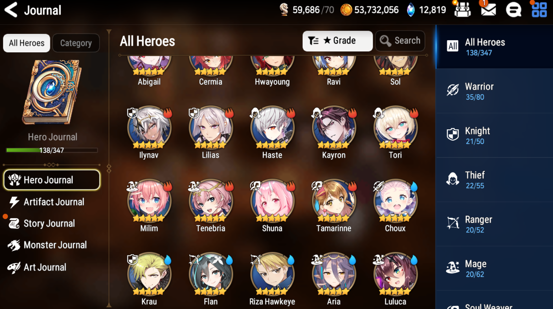 [GLOBAL] [INSTANT] Epic 7 Seven 2ML Tori Belian Briar Witch Iseria + 67ML pulls 13k skystones 2900 mystics+ Name Starter Account-Mobile Games Starter