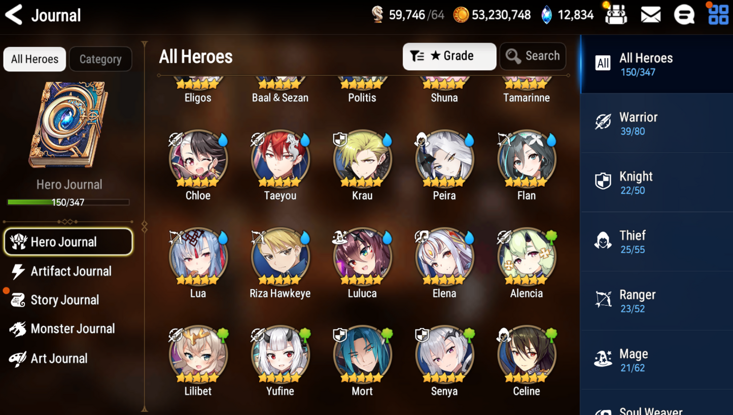 [GLOBAL] [INSTANT] Epic 7 Seven 2ML Tori Lionheart Cermia Zio + 67ML pulls 13k skystones 2900 mystics+ Name Starter Account-Mobile Games Starter