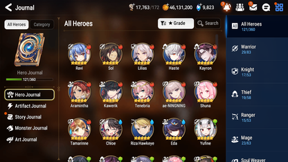 [GLOBAL] [INSTANT] Epic 7 Seven 2ML Young Senya+artifact Specter Tenebria Faithless Lidica Angel of Light Angelica + 42ML pulls +20 Speed + Name Starter Account-Mobile Games Starter