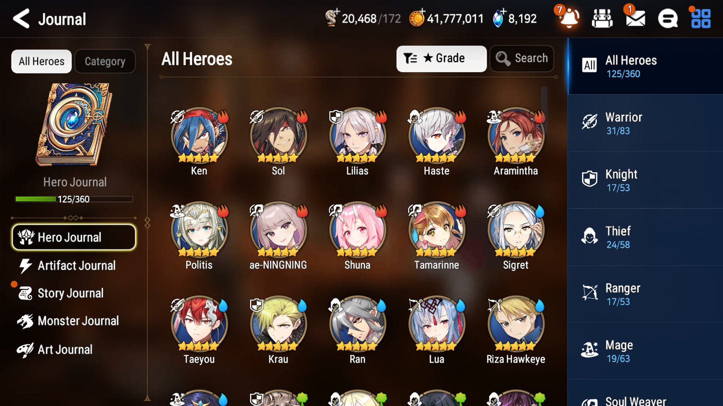 [GLOBAL] [INSTANT] Epic 7 Seven 2ML Young Senya+artifact Specter Tenebria Specimen Sez+ 41ML pulls + 20 Speed + Name Starter Account-Mobile Games Starter