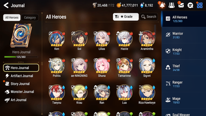 [GLOBAL] [INSTANT] Epic 7 Seven 2ML Young Senya+artifact Specter Tenebria Specimen Sez+ 41ML pulls + 20 Speed + Name Starter Account-Mobile Games Starter