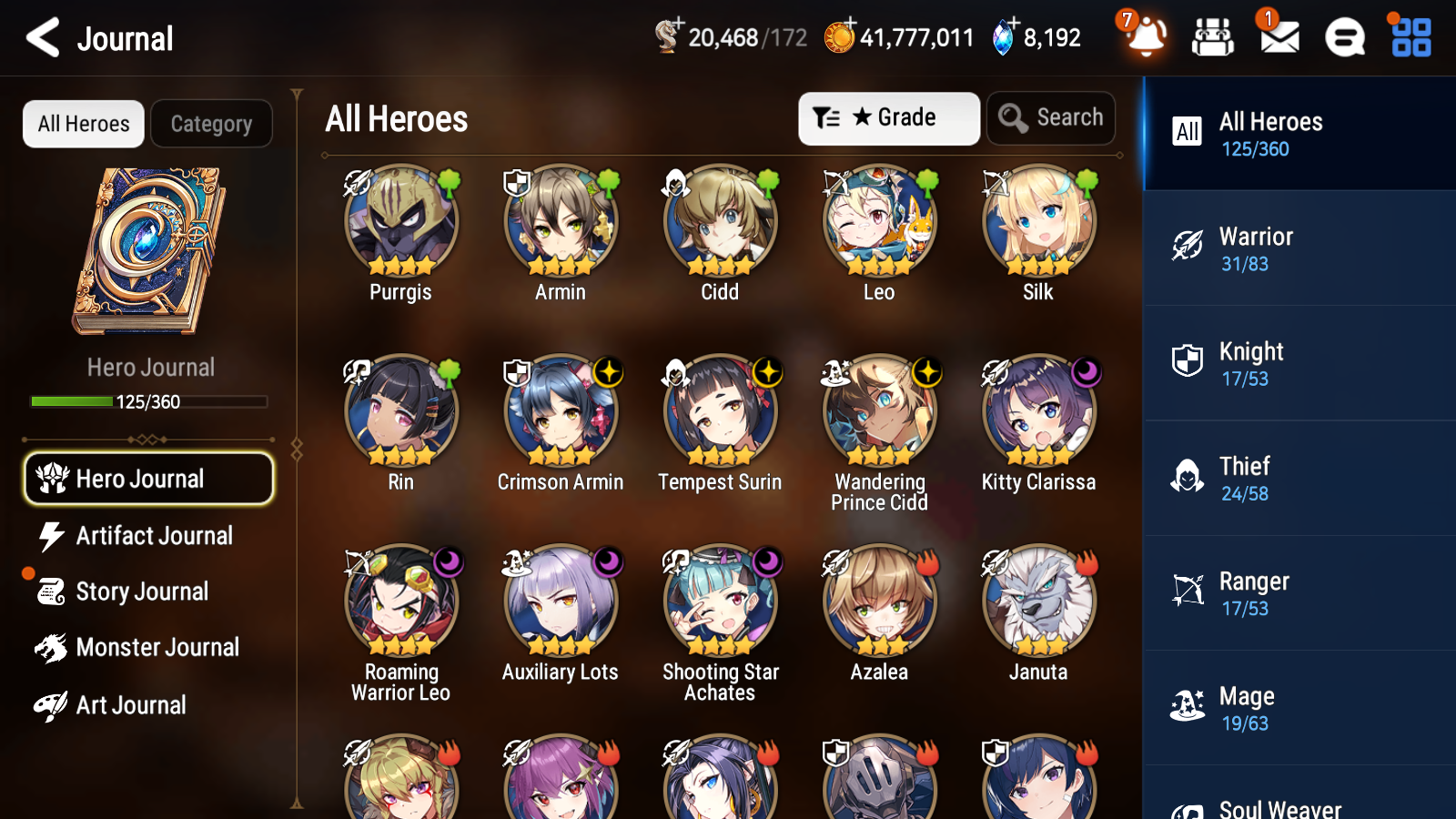 [GLOBAL] [INSTANT] Epic 7 Seven 2ML Young Senya+artifact Specter Tenebria Specimen Sez+ 41ML pulls + 20 Speed + Name Starter Account-Mobile Games Starter