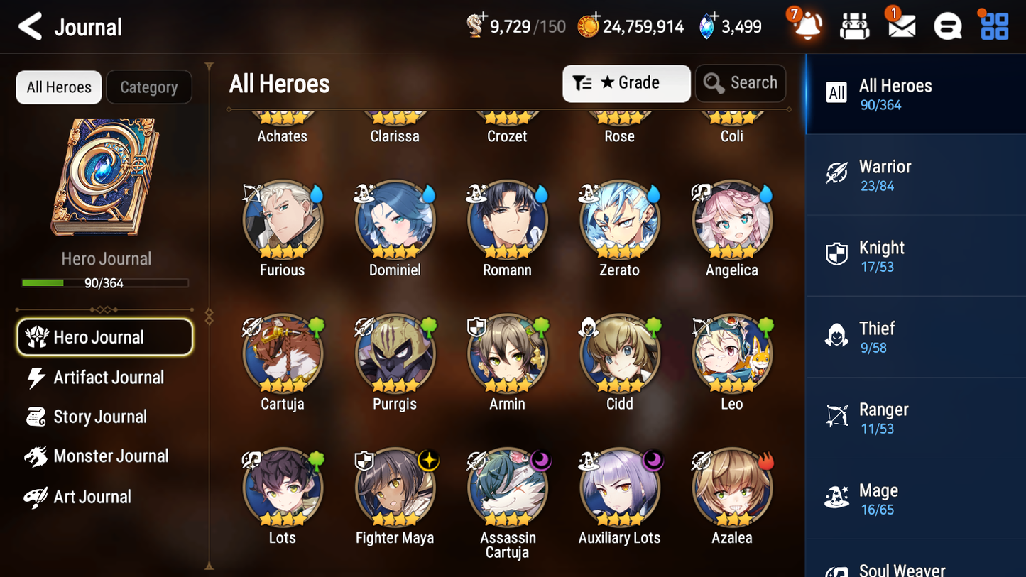 [GLOBAL] [INSTANT] Epic 7 Seven 3ML 1LIM Apocalypse Ravi Specter Tenebria Specimen Sez Luna + ML pulls Mystics + 20 Speed Aged Starter Account-Mobile Games Starter