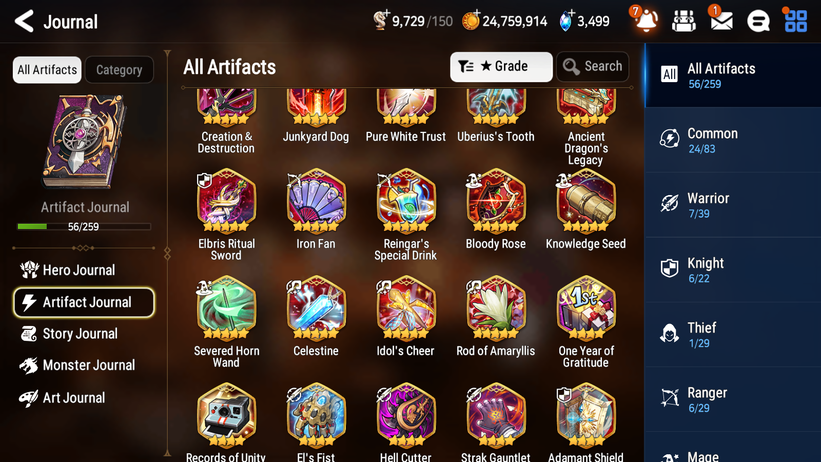 [GLOBAL] [INSTANT] Epic 7 Seven 3ML 1LIM Apocalypse Ravi Specter Tenebria Specimen Sez Luna + ML pulls Mystics + 20 Speed Aged Starter Account-Mobile Games Starter