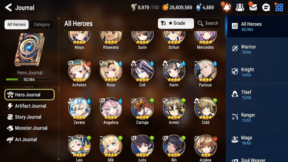 [GLOBAL] [INSTANT] Epic 7 Seven 3ML 1LIM Fallen Cecilia Archdemon's Shadow Specimen Sez Luna + ML Mystics pulls + 20 Speed Aged Starter Account-Mobile Games Starter