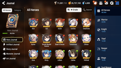 [GLOBAL] [INSTANT] Epic 7 Seven 3ML 1LIM Hellion Lua Apocalypse Ravi Judge Kise Dizzy + ML pulls Mystics + 20 Speed Aged Starter Account-Mobile Games Starter