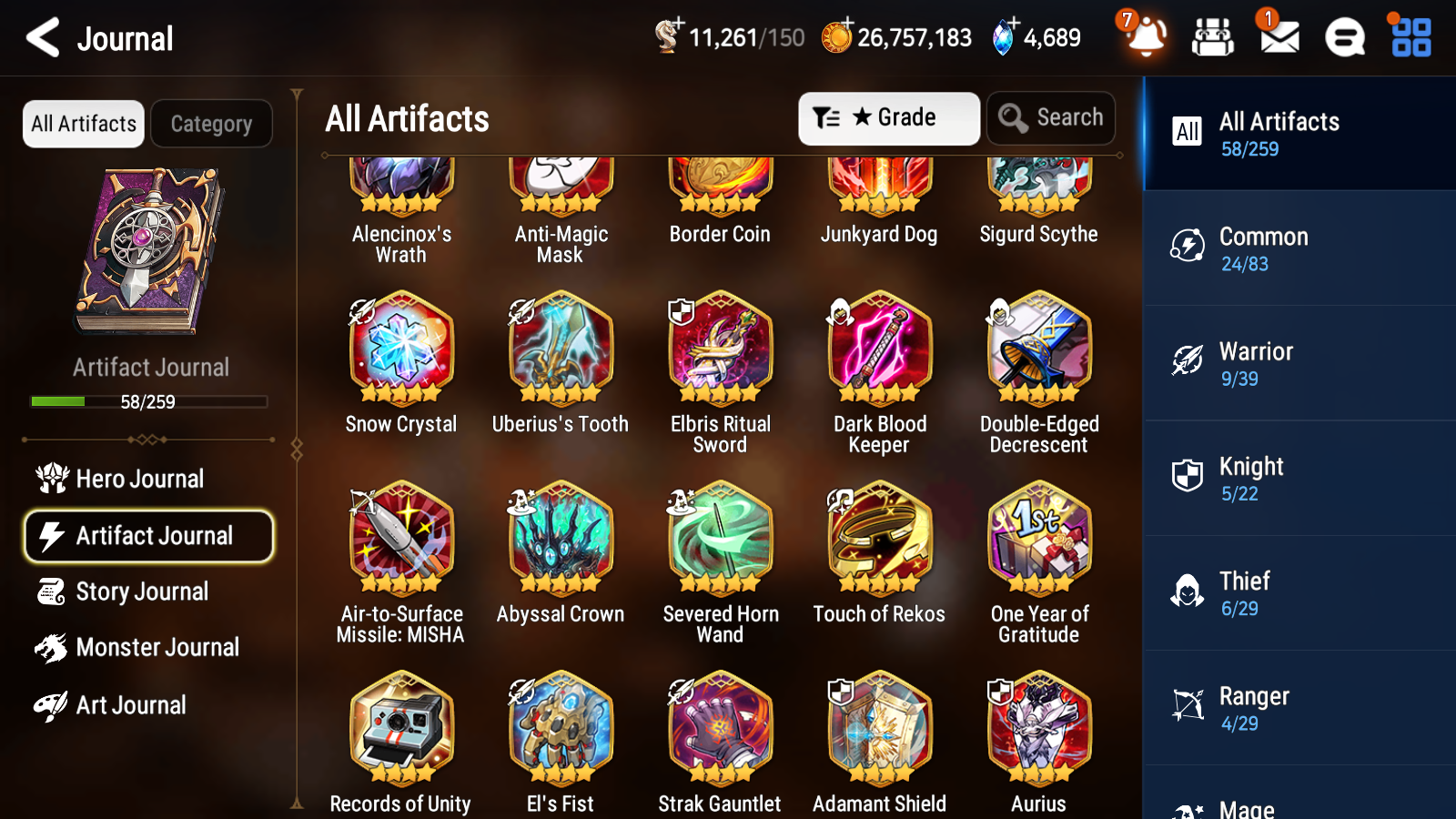 [GLOBAL] [INSTANT] Epic 7 Seven 3ML 1LIM Hellion Lua Apocalypse Ravi Judge Kise Dizzy + ML pulls Mystics + 20 Speed Aged Starter Account-Mobile Games Starter