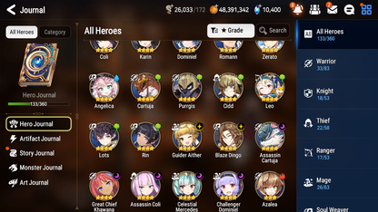 [GLOBAL] [INSTANT] Epic 7 Seven 3ML 1LIM New Moon Luna Briar Witch Iseria Requiem Roana Rem +10k Gems +48ML pulls + 20 Speed Starter Account-Mobile Games Starter