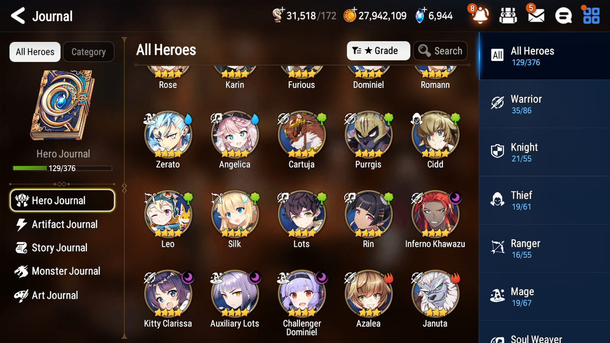 [GLOBAL] [INSTANT] Epic 7 Seven 3ML 1LIM Sea Phantom Politis Dragon Bride Senya Krau Perfumer Byblis + 51ML pulls +20 Speed + Name Starter Account-Mobile Games Starter