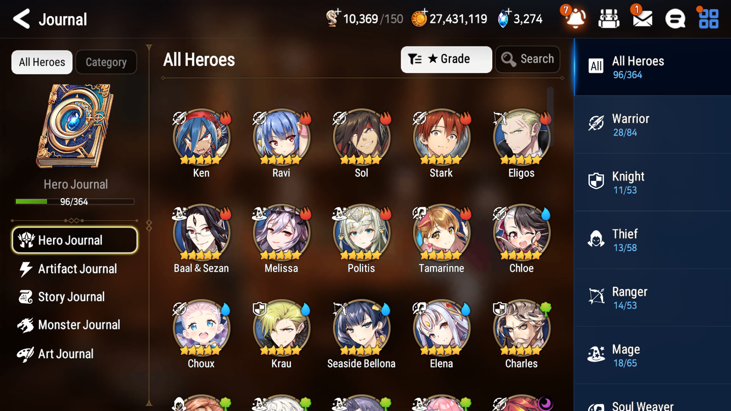 [GLOBAL] [INSTANT] Epic 7 Seven 3ML 2LIM Briar Witch Iseria Specter Tenebria Ken Seaside Bellona Baiken + ML pulls Mystics + 20 Speed Aged Starter Account-Mobile Games Starter