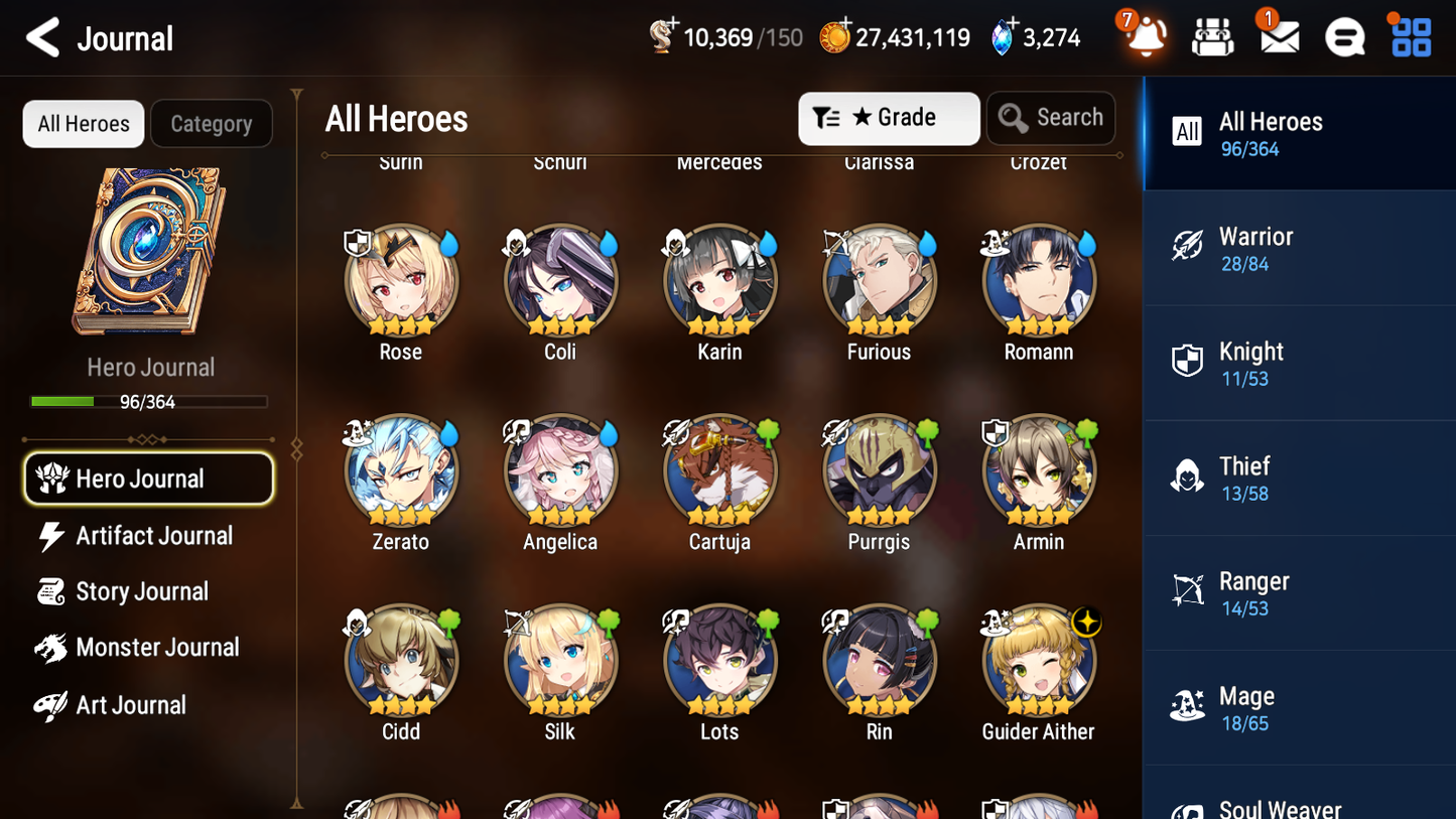 [GLOBAL] [INSTANT] Epic 7 Seven 3ML 2LIM Briar Witch Iseria Specter Tenebria Ken Seaside Bellona Baiken + ML pulls Mystics + 20 Speed Aged Starter Account-Mobile Games Starter