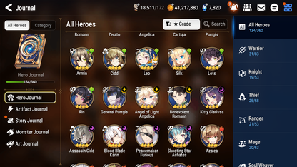 [GLOBAL] [INSTANT] Epic 7 Seven 3ML 2LIM Designer Lilibet SBA Fairytale Tenebria Midnight Gala Lilias + 42ML pulls +20 Speed +Name Starter Account-Mobile Games Starter