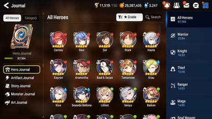 [GLOBAL] [INSTANT] Epic 7 Seven 3ML 2LIM Successor Taeyou Apocalypse Ravi Judge Kise Seaside Bellona Baiken + ML Mystics pulls + 20 Speed Aged Starter Account-Mobile Games Starter