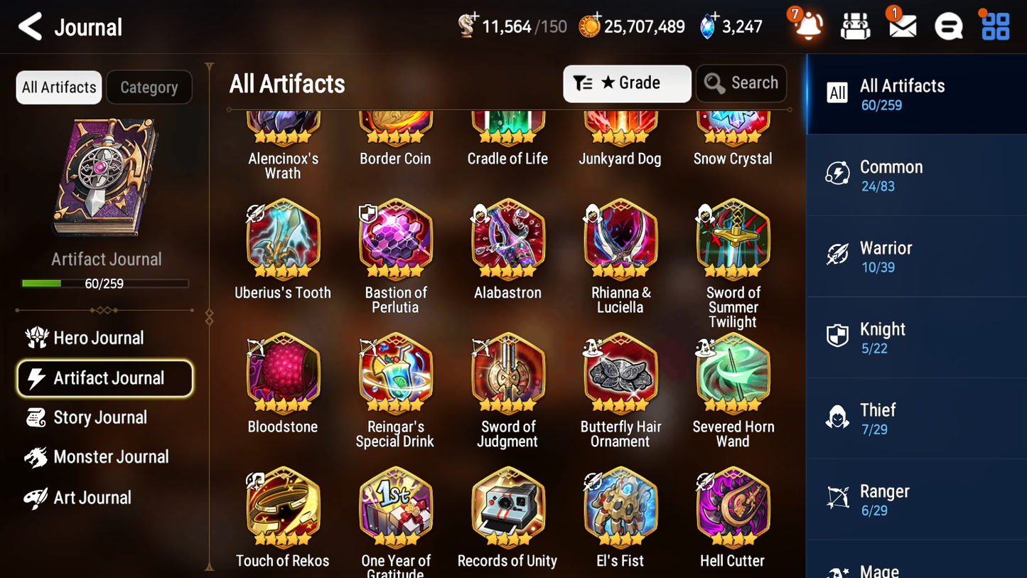 [GLOBAL] [INSTANT] Epic 7 Seven 3ML 3LIM Operator Sigret Basar Haste Dizzy Baiken Fairytale Tenebria + ML pulls Mystics + 20 Speed Aged Starter Account-Mobile Games Starter