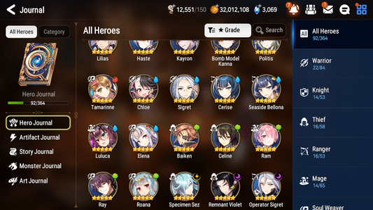 [GLOBAL] [INSTANT] Epic 7 Seven 3ML 3LIM Remnant Violet Operator Sigret Specimen Sez Baiken Seaside Bellona Cerise + ML Mystics pulls + 20 Speed Aged Starter Account-Mobile Games Starter