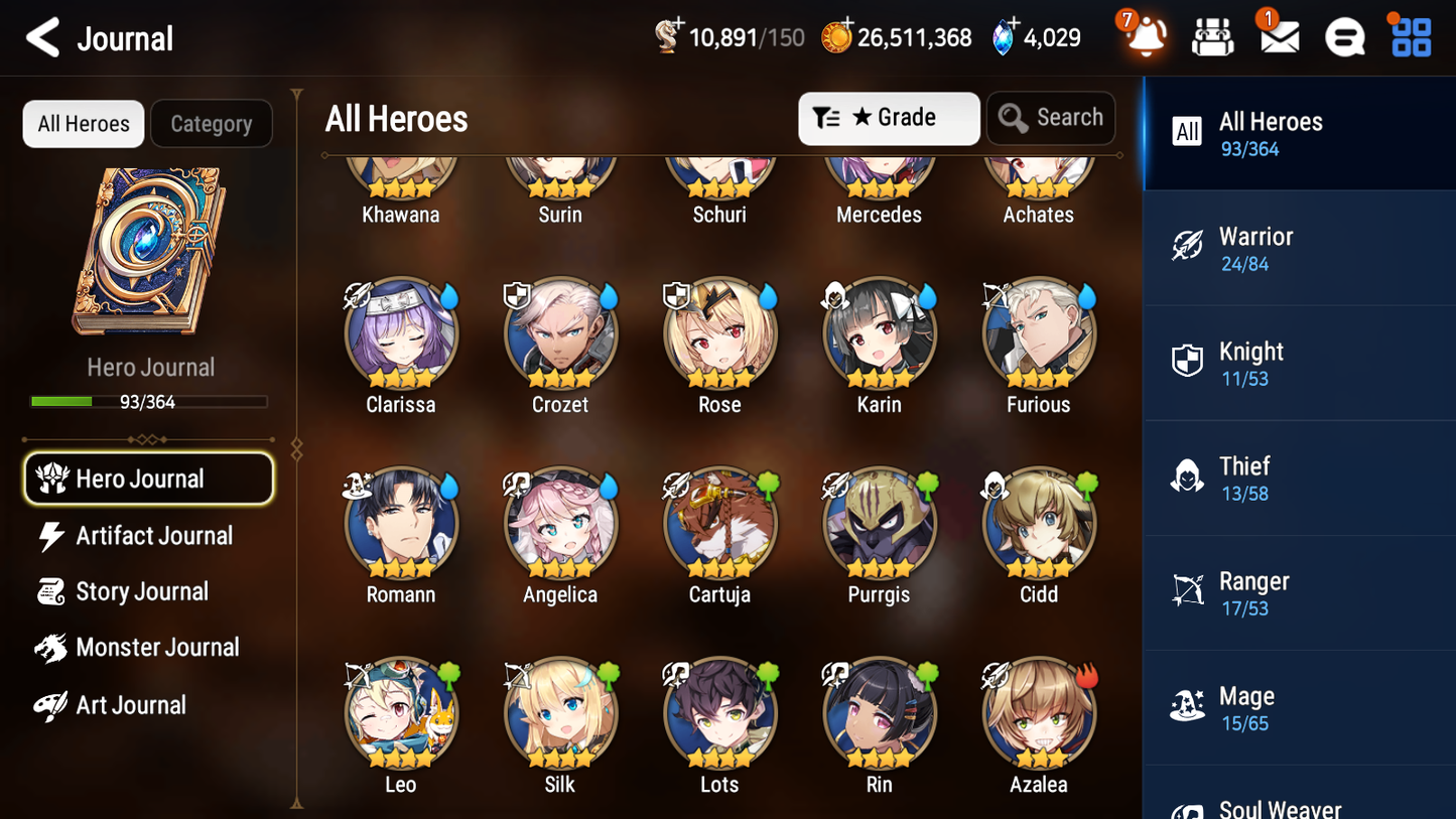 [GLOBAL] [INSTANT] Epic 7 Seven 3ML 4LIM Apocalypse Ravi Luluca Ray Seaside Bellona Fairytale Tenebria Baiken Elphelt + ML Mystics pulls + 20 Speed Aged Starter Account-Mobile Games Starter