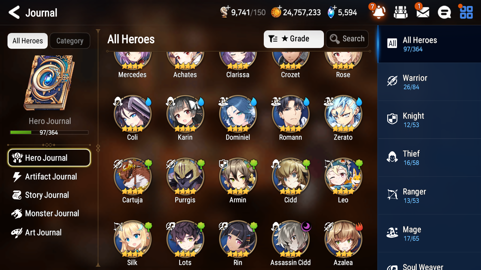 [GLOBAL] [INSTANT] Epic 7 Seven 3ML 4LIM Straze Faithless Lidica Fallen Cecilia Seaside Bellona Fairytale Tenebria Luna Baiken + ML pulls Mystics + 20 Speed Aged Starter Account-Mobile Games Starter