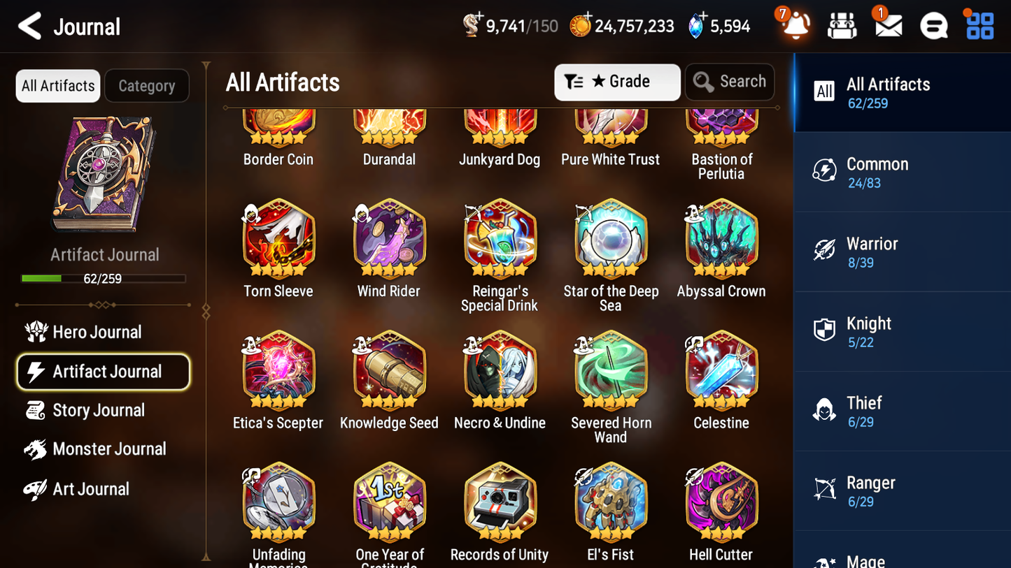 [GLOBAL] [INSTANT] Epic 7 Seven 3ML 4LIM Straze Faithless Lidica Fallen Cecilia Seaside Bellona Fairytale Tenebria Luna Baiken + ML pulls Mystics + 20 Speed Aged Starter Account-Mobile Games Starter