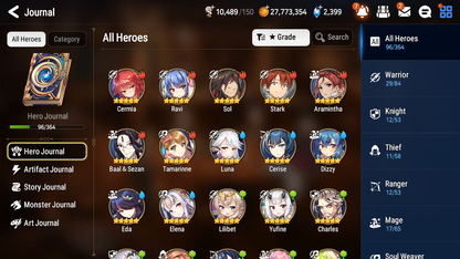 [GLOBAL] [INSTANT] Epic 7 Seven 3ML 4LIM Successor Taeyou Dark Corvus Judge Kise Baiken Dizzy Cerise Luna + ML pulls Mystics + 20 Speed Aged Starter Account-Mobile Games Starter
