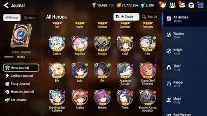 [GLOBAL] [INSTANT] Epic 7 Seven 3ML 4LIM Successor Taeyou Dark Corvus Judge Kise Baiken Dizzy Cerise Luna + ML pulls Mystics + 20 Speed Aged Starter Account-Mobile Games Starter