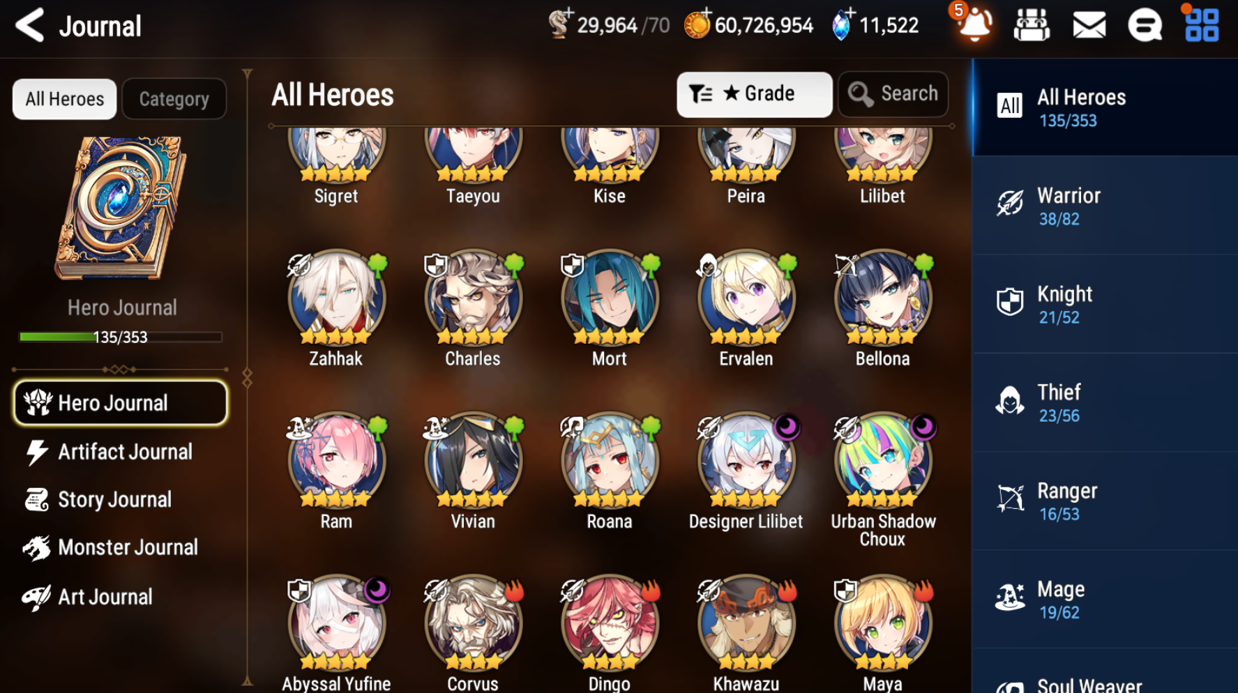 [GLOBAL] [INSTANT] Epic 7 Seven 3ML Abyssal Yufine Designer Lilibet Urban Shadow Choux Angel Angelica + 63ML pulls 11k skystones 1300 mystics+ Name Starter Account-Mobile Games Starter