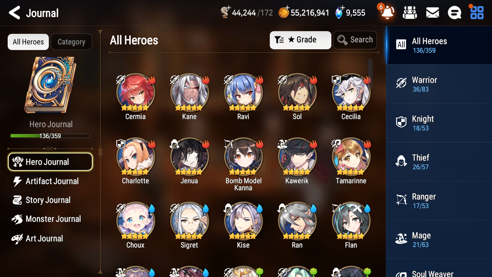 [GLOBAL] [INSTANT] Epic 7 Seven 3ML Abyssal Yufine Requiem Roana Ken + 63ML pulls 9k skystones 1250 mystics+ 20 Speed + Name Starter Account-Mobile Games Starter