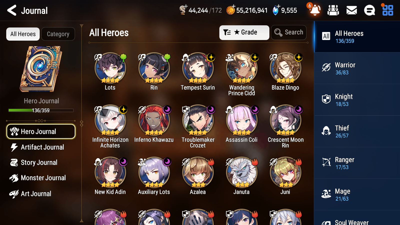 [GLOBAL] [INSTANT] Epic 7 Seven 3ML Abyssal Yufine Requiem Roana Ken + 63ML pulls 9k skystones 1250 mystics+ 20 Speed + Name Starter Account-Mobile Games Starter