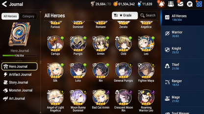 [GLOBAL] [INSTANT] Epic 7 Seven 3ML Abyssal Yufine Top Model Luluca Architect Laika + 63ML pulls 11k skystones 1300 mystics+ Name Starter Account-Mobile Games Starter