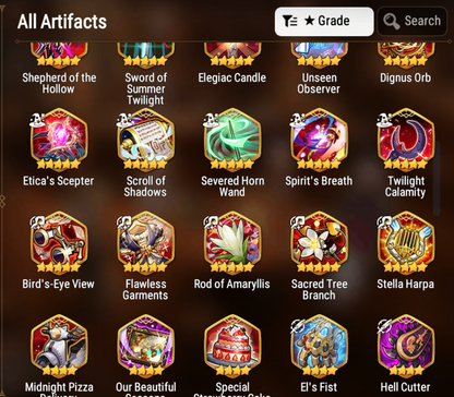 [GLOBAL] [INSTANT] Epic 7 Seven 3ML Abyssal Yufine Top Model Luluca Architect Laika + 63ML pulls 11k skystones 1300 mystics+ Name Starter Account-Mobile Games Starter