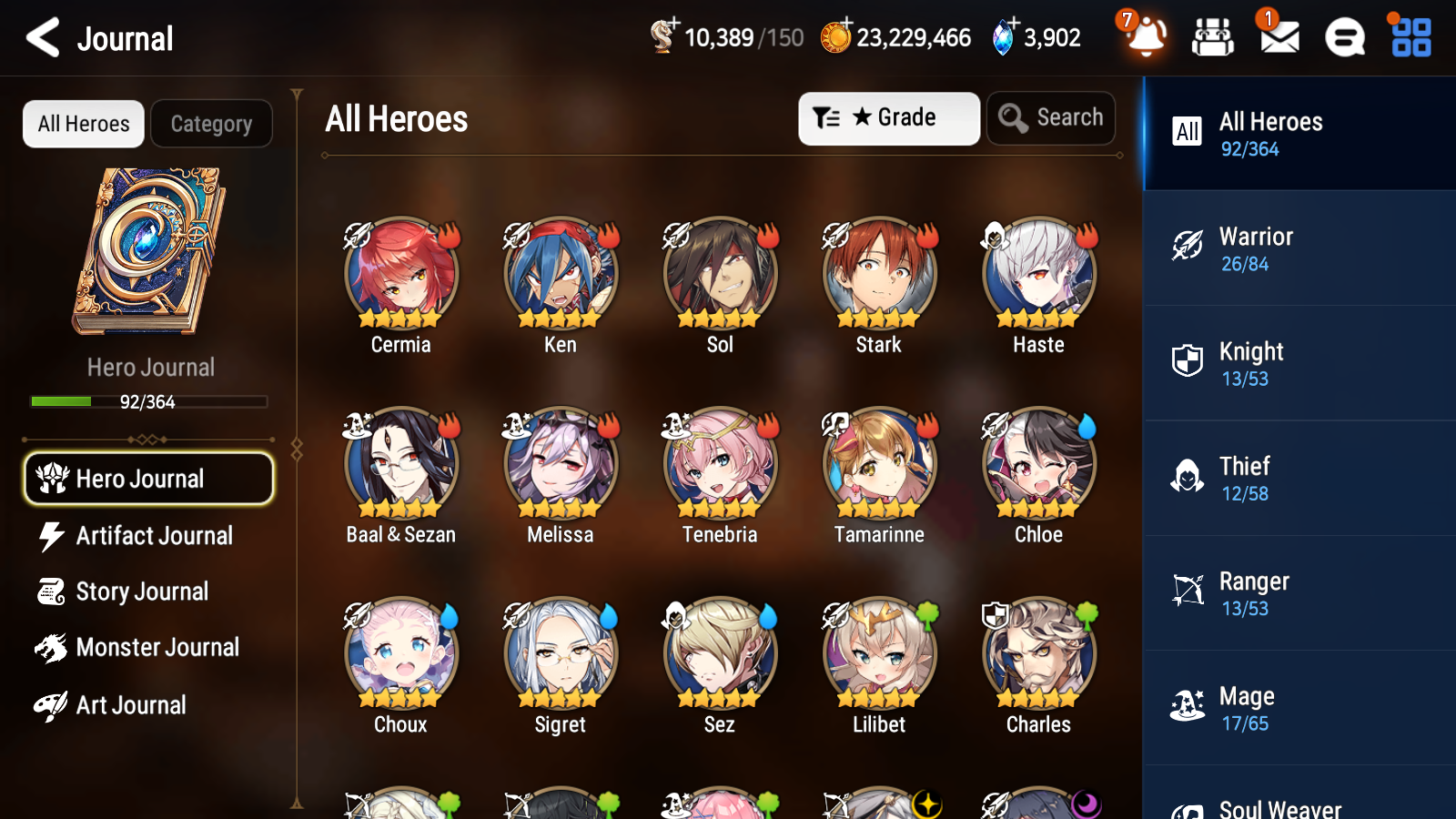 [GLOBAL] [INSTANT] Epic 7 Seven 3ML Apocalypse Ravi Commander Pavel Mediator Kawerik + ML Mystics pulls + 20 Speed Aged Starter Account-Mobile Games Starter