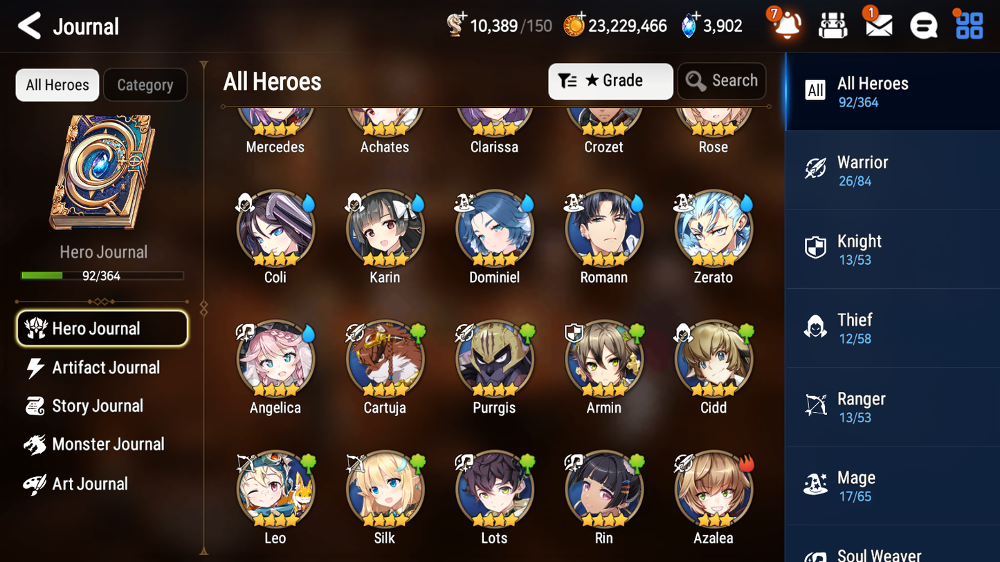 [GLOBAL] [INSTANT] Epic 7 Seven 3ML Apocalypse Ravi Commander Pavel Mediator Kawerik + ML Mystics pulls + 20 Speed Aged Starter Account-Mobile Games Starter