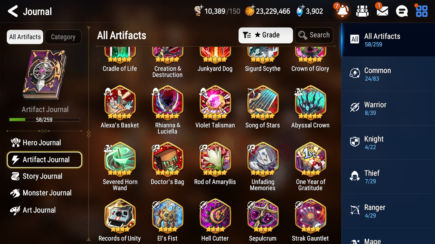 [GLOBAL] [INSTANT] Epic 7 Seven 3ML Apocalypse Ravi Commander Pavel Mediator Kawerik + ML Mystics pulls + 20 Speed Aged Starter Account-Mobile Games Starter