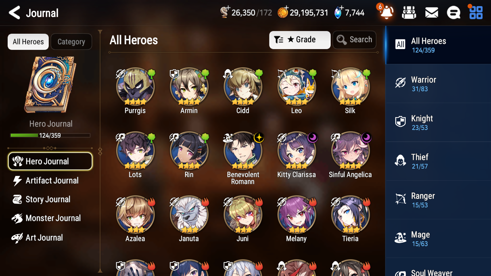 [GLOBAL] [INSTANT] Epic 7 Seven 3ML Boss Arunka Remnant Violet Apocalypse Ravi + 55ML pulls +20 Speed + Name Starter Account-Mobile Games Starter