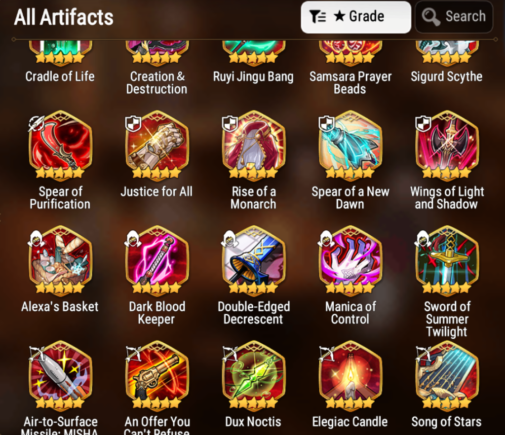 [GLOBAL] [INSTANT] Epic 7 Seven 2ML Boss Arunka Remnant Violet + ML pulls + Name Starter Account-Mobile Games Starter