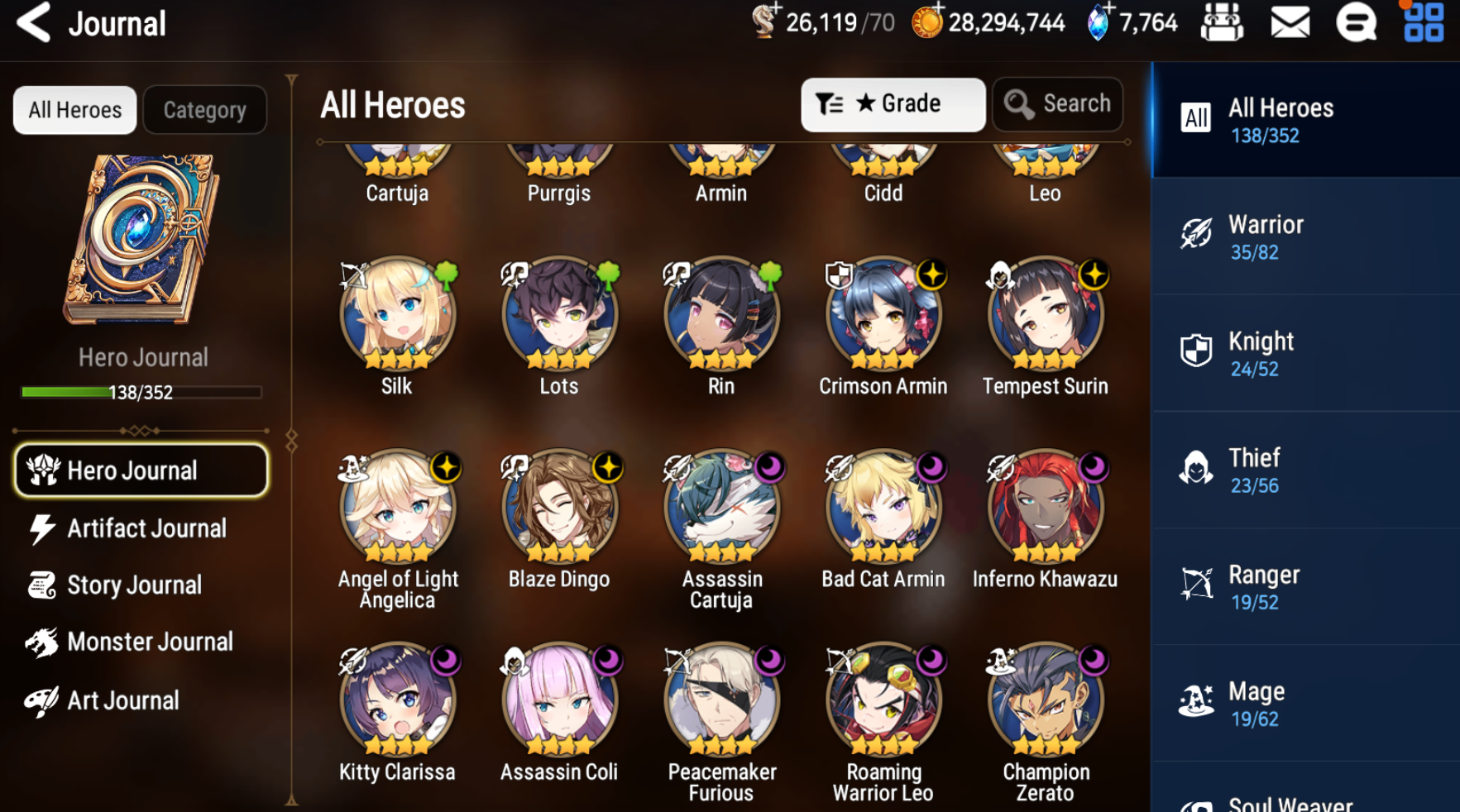 [GLOBAL] [INSTANT] Epic 7 Seven 3ML Boss Arunka Requiem Roana Faithless Lidica + ML pulls + Name Starter Account-Mobile Games Starter