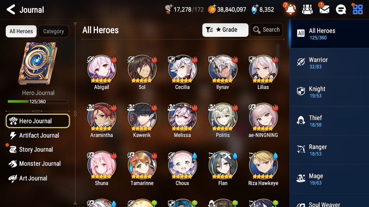 [GLOBAL] [INSTANT] Epic 7 Seven 3ML Bystander Hwayoung Specter Tenebria Ken+ 40ML pulls + 20 Speed +Name Starter Account-Mobile Games Starter