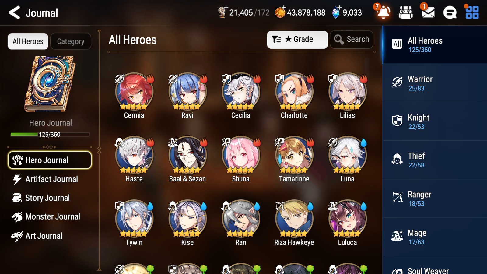 [GLOBAL] [INSTANT] Epic 7 Seven 3ML double Luna (New Moon Luna+Luna) + Arbiter Vildred Ruele + ML pulls + 20 Speed + Name Starter Account-Mobile Games Starter