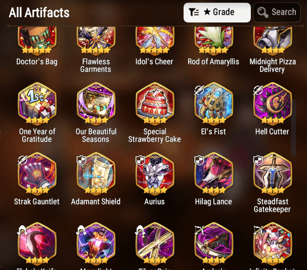 [GLOBAL] [INSTANT] Epic 7 Seven double Luna (New Moon Luna+Luna) + Ruele + ML pulls + Name Starter Account-Mobile Games Starter