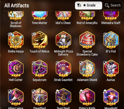 [GLOBAL] [INSTANT] Epic 7 Seven 3ML Dragon Bride Senya Abyssal Yufine Mediator Kawerik + ML pulls + Name Starter Account-Mobile Games Starter
