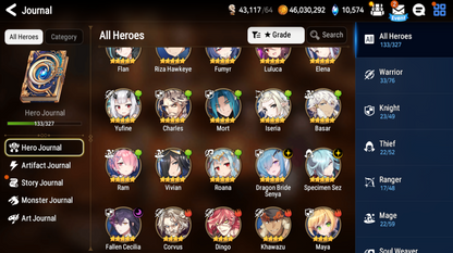 [GLOBAL] [INSTANT] Epic 7 Seven 3ML Dragon Bride Senya Edward + 49 ML pulls + Name Starter Account-Mobile Games Starter