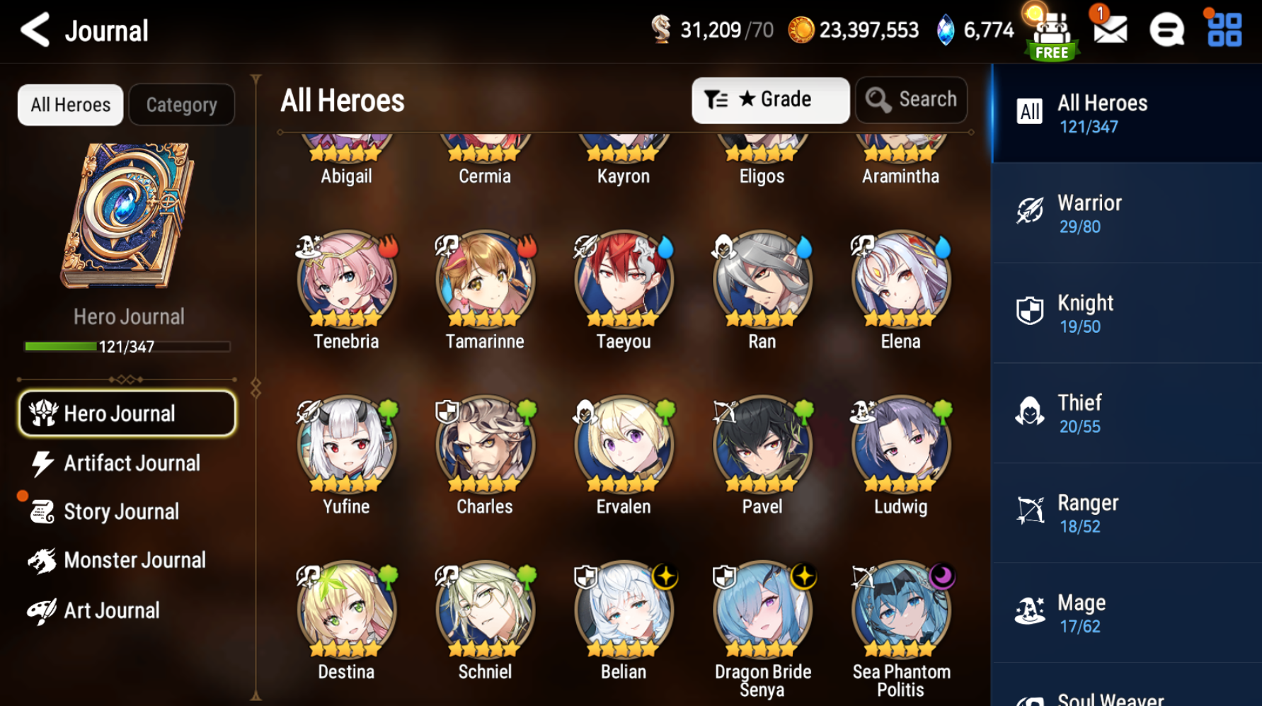[GLOBAL] [INSTANT] Epic 7 Seven 3ML Dragon Bride Senya Sea Phantom Politis Belian + ML pulls + Name Starter Account-Mobile Games Starter