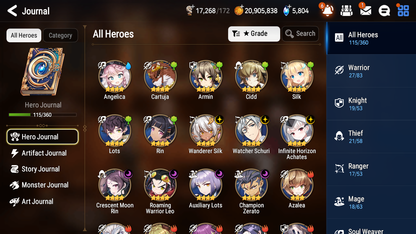 [GLOBAL] [INSTANT] Epic 7 Seven 3ML Dragon Bride Senya Zio Conqueror Lilias Albedo + 41ML pulls + 20 Speed + Name Starter Account-Mobile Games Starter