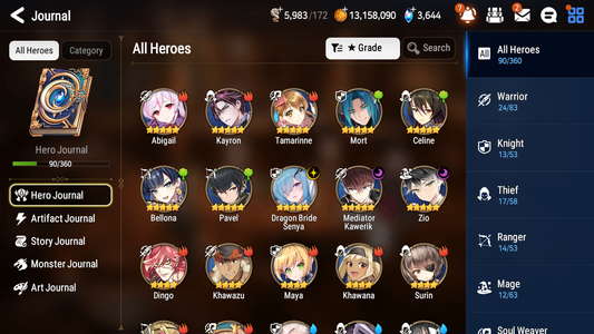 [GLOBAL] [INSTANT] Epic 7 Seven 3ML Dragon Bride Senya Zio Mediator Kawerik + ML pulls + 20 Speed + Name Starter Account-Mobile Games Starter