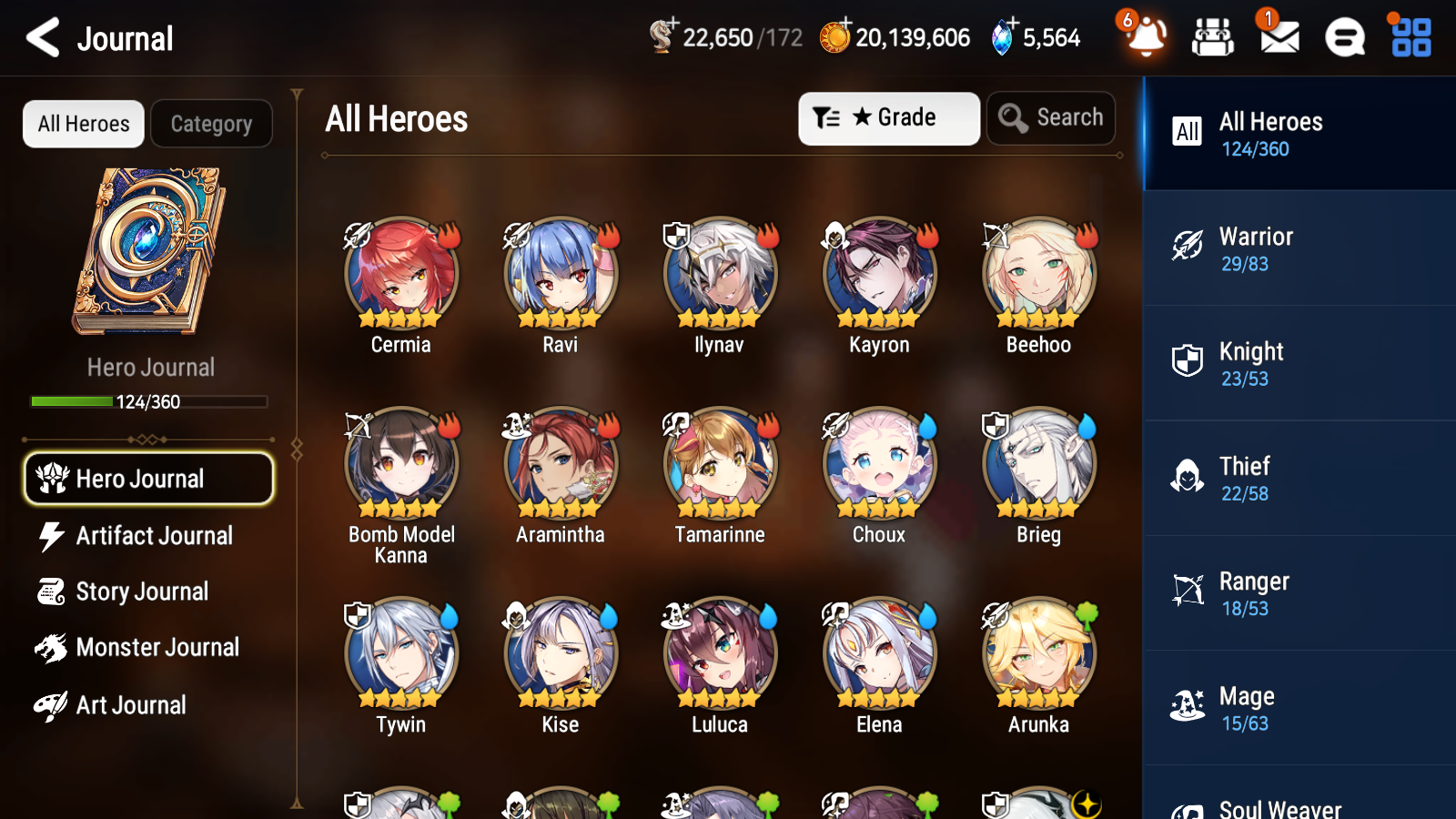 [GLOBAL] [INSTANT] Epic 7 Seven 3ML Empyrean Ilynav Sea Phantom Politis Lidica + 41ML pulls +20 Speed+ Name Starter Account-Mobile Games Starter